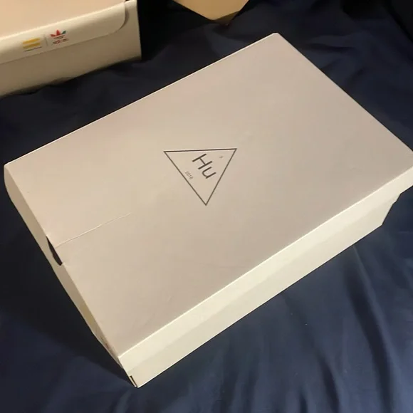 Adidas Hu NMD size 11.5 triple black, Pharrell, Gently used 9.5/10 - Picture 7 of 8